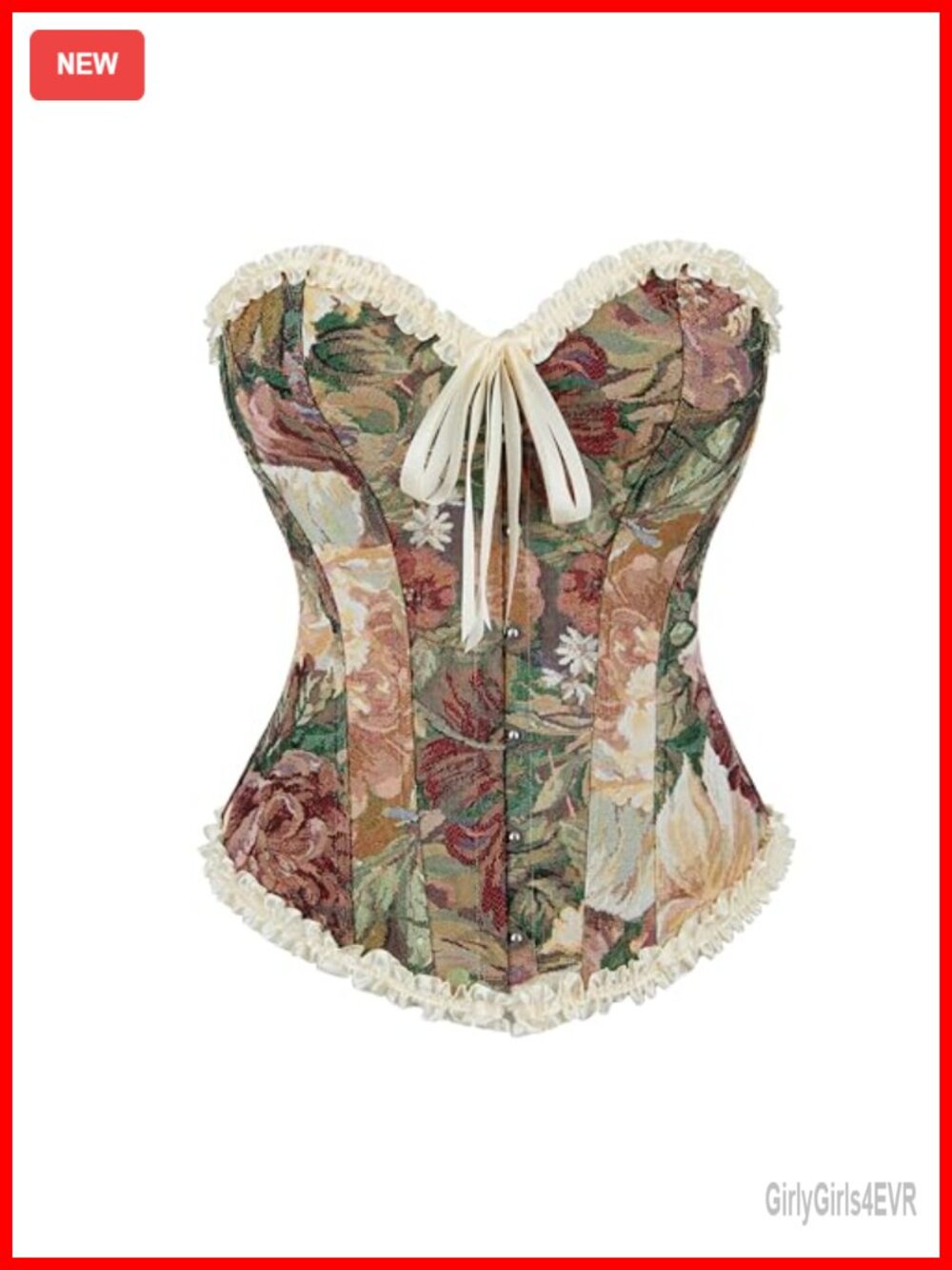 Womens Corset Top Bustier Renaissance Suspender Polyester Blend Victorian